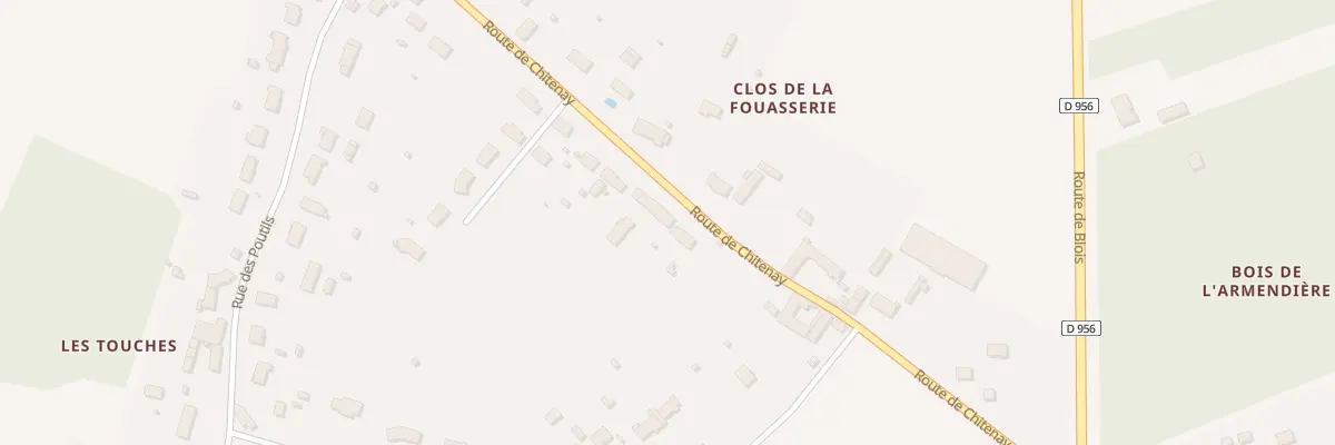 Plan du 15 Rte de Chitenay à Cormeray