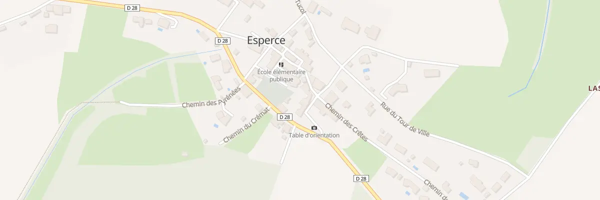 Plan du 26 Le Village à Esperce