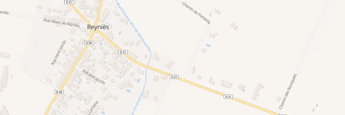 Plan du 65 Av de Moulis à Reyniès