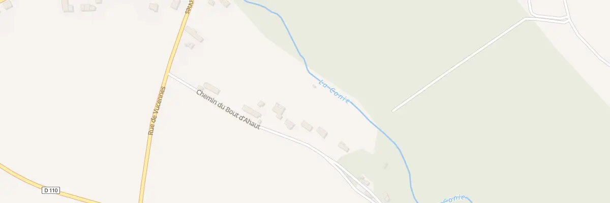 Plan du 12 Che du Bout d’Ahaut à Moléans