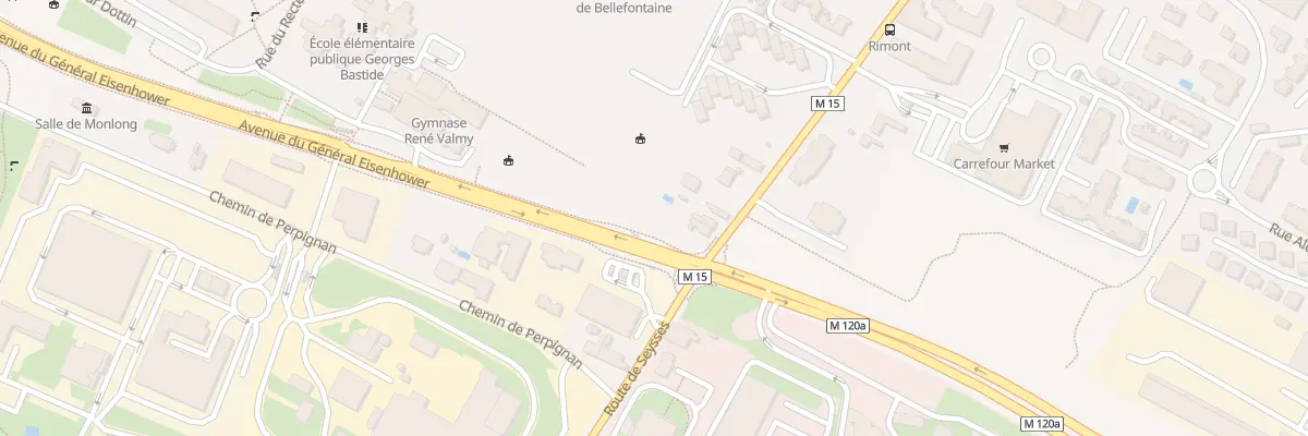 Plan du 137 Rte de Seysses à Toulouse