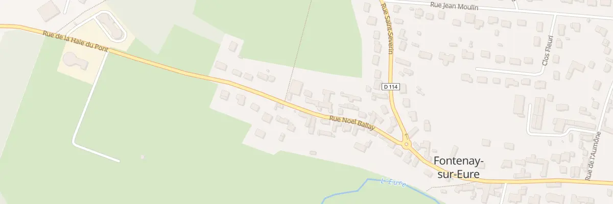 Plan du 9 Rue Noël Ballay à Fontenay-sur-Eure