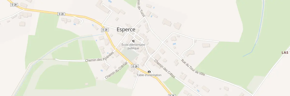 Plan du 53 Le Village à Esperce