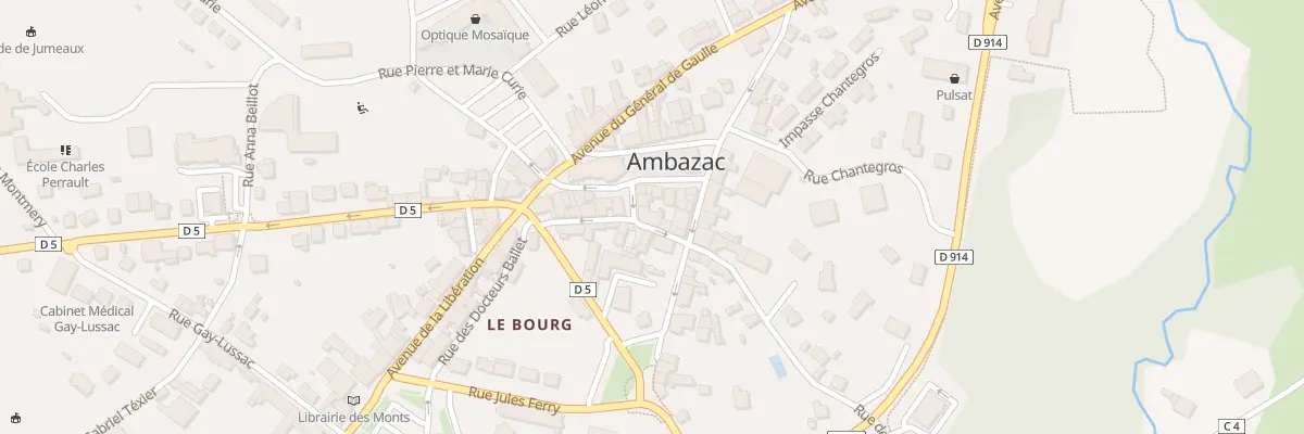 Plan du 5 Rue du 8 Mai 1945 à Ambazac
