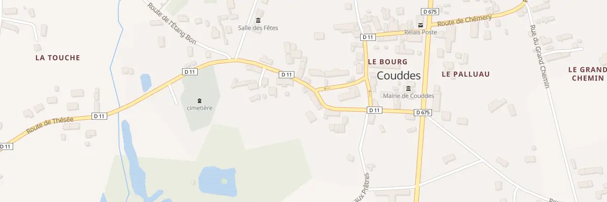 Plan du 190 Rue des Ecoles à Couddes