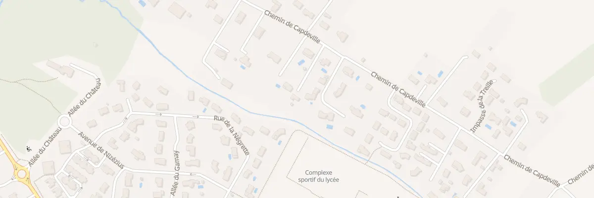 Plan du 680 Che de Capdeville à Fronton