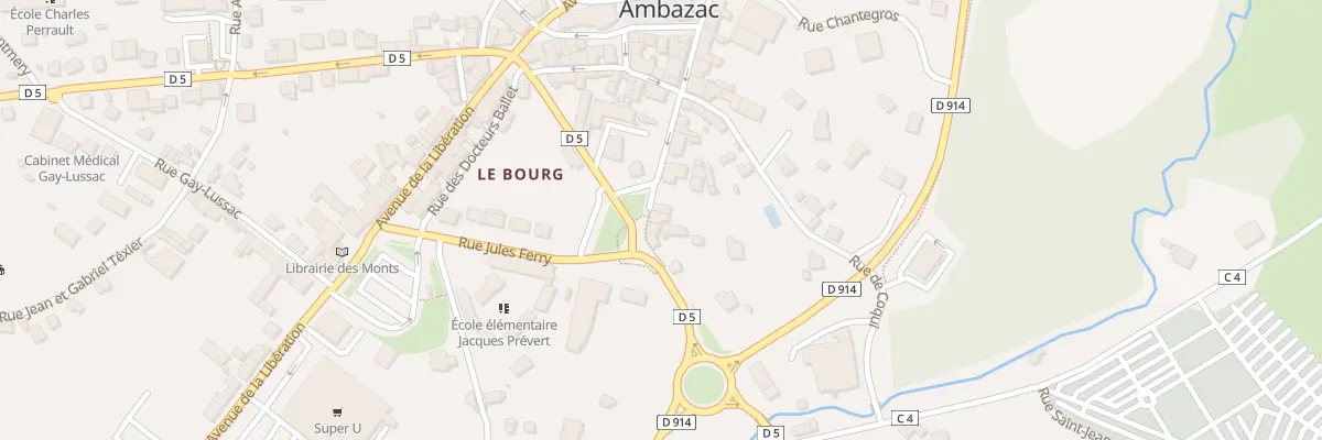 Plan du 4 Rue d’Oradour-sur-Glane à Ambazac