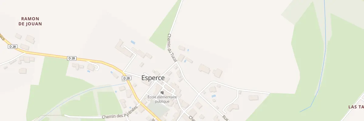Plan du 73 Le Village à Esperce