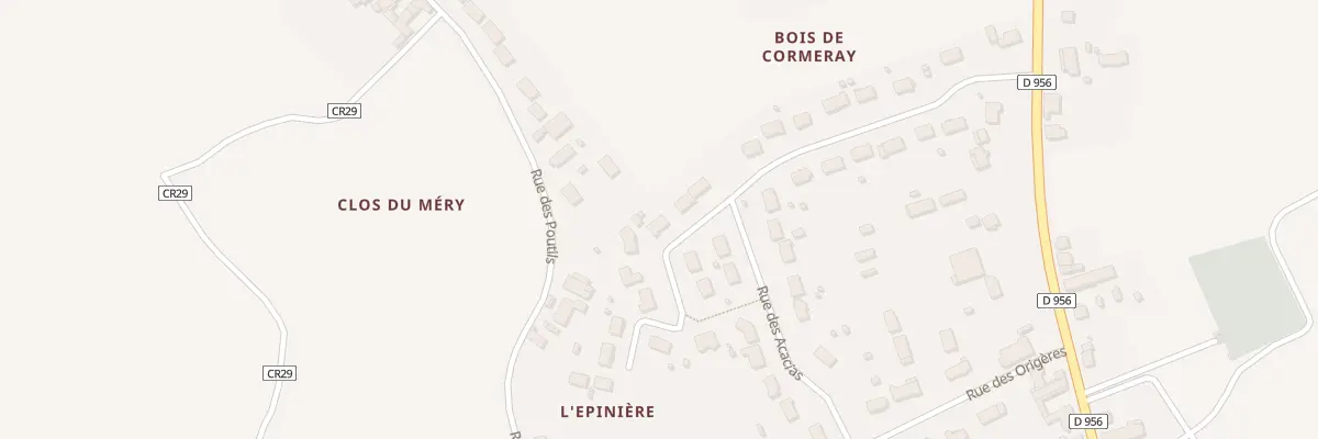 Plan du 6 Imp de l’Epinière à Cormeray