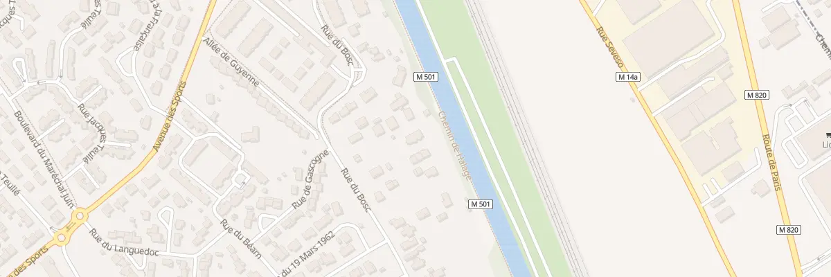 Plan du 20T Rue du Bosc à Fenouillet