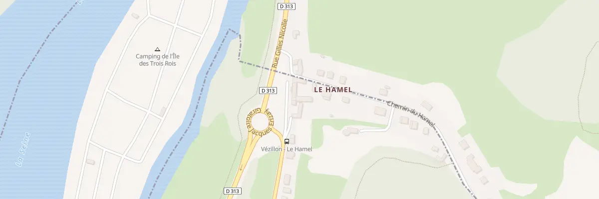 Plan du 1 Rue Jean Bequet à Vézillon