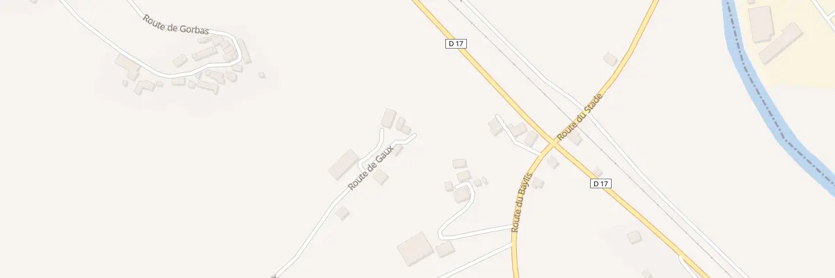 Plan du 704 Rte De Gaux à Saint-Aulaire