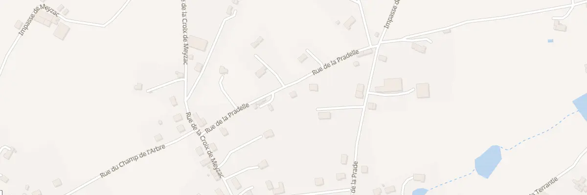 Plan du 5976 La Pradelle à Lubersac