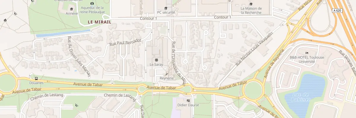 Plan du 4 Imp du Prof Nougayrol à Toulouse
