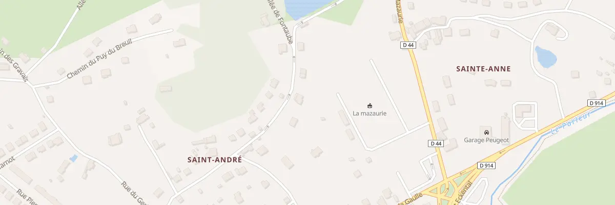 Plan du 18B Rue Saint Andre à Ambazac