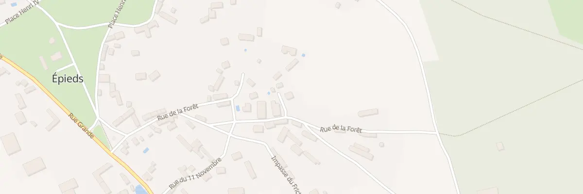 Plan du 11B Rue de la Foret à Épieds