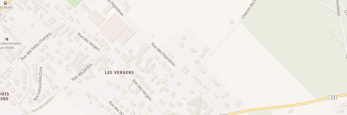 Plan du 25 Rue des Pépinières à Vineuil