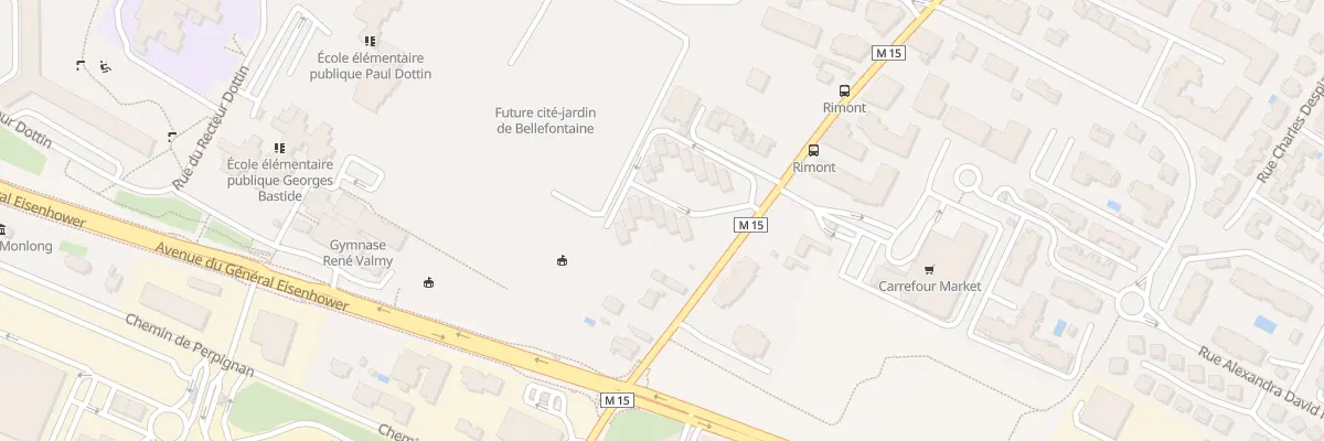 Plan du 151 Rte de Seysses à Toulouse