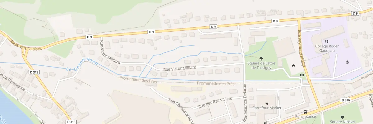 Plan du 12 Rue Victor Milliard aux Andelys