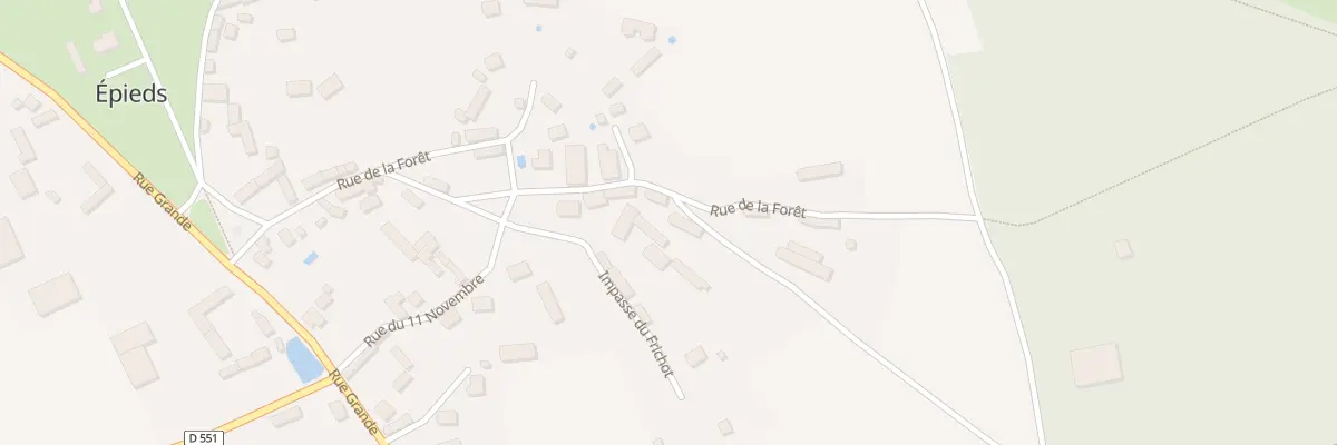 Plan du 12B Rue de la Foret à Épieds