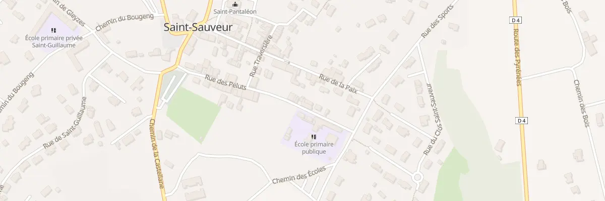 Plan du 19 Rue des Peluts à Saint-Sauveur