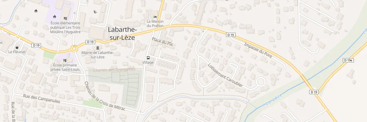 Plan du 13 Rue Gérard de Nerval à Labarthe-sur-Lèze