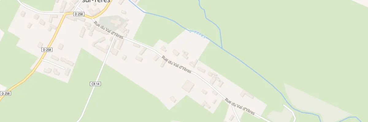 Plan du 7 Rue du Val d’Yeres à Cuverville-sur-Yères