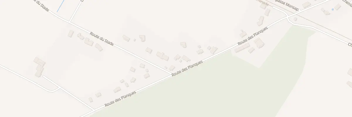 Plan du 706 Rte de Planques à Orgueil