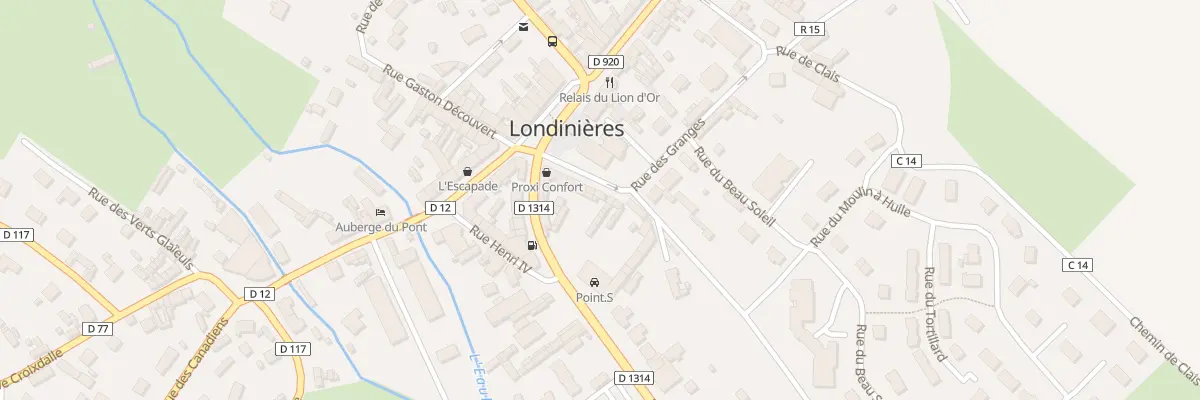 Plan du 12 Rue du Presbytère à Londinières