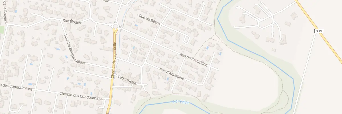 Plan du 12 Rue du Roussillon à Labarthe-sur-Lèze
