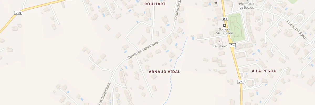 Plan du 277 Che de Saint-pierre à Bouloc