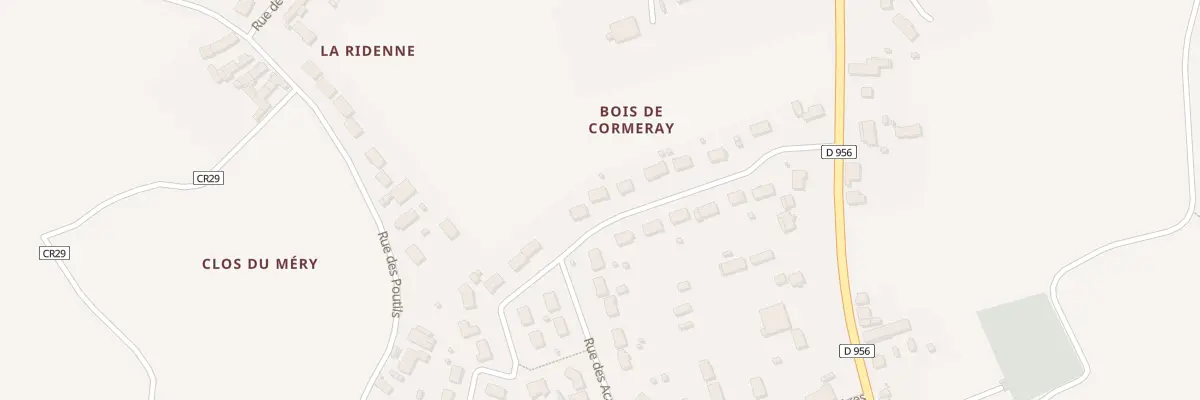Plan du 12 Rue des Cormiers à Cormeray