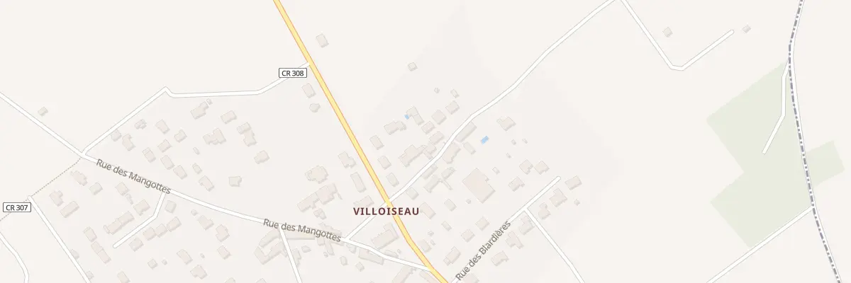 Plan du 21 Rue de Villoiseau à Vineuil