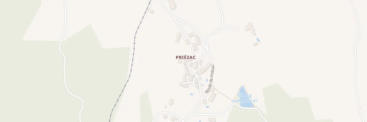 Plan du 5071 Priezac à Saint-Solve
