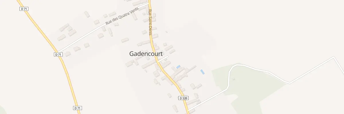 Plan du 3 Imp du Doue à Gadencourt