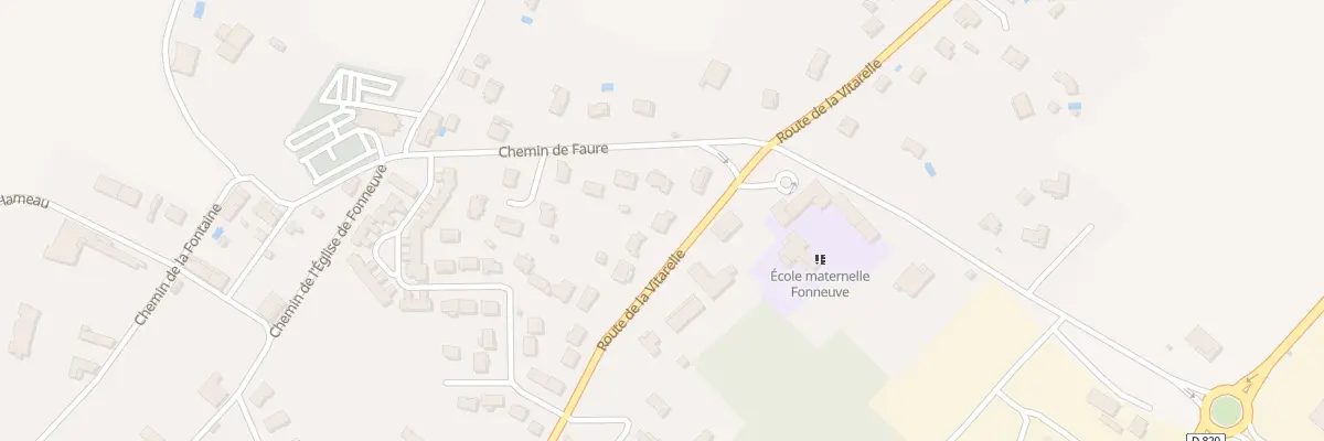 Plan du 3615 Rte de la Vitarelle à Montauban