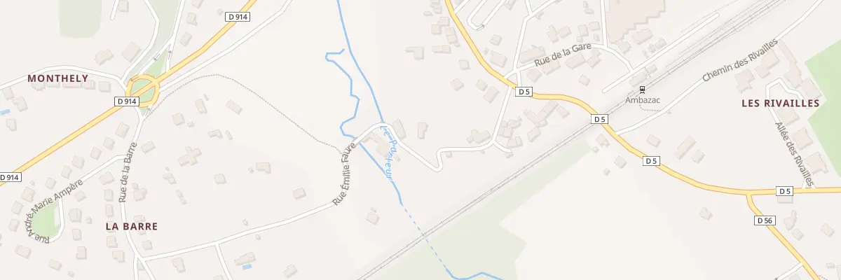Plan du 6 Rue du Beytour à Ambazac