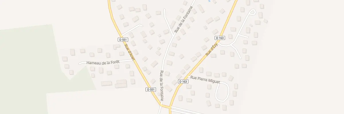 Plan du 55 Rue de la Fontaine à La Couture-Boussey
