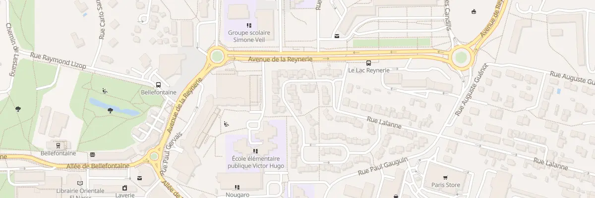 Plan du 23 Rue Robert Mesuret à Toulouse