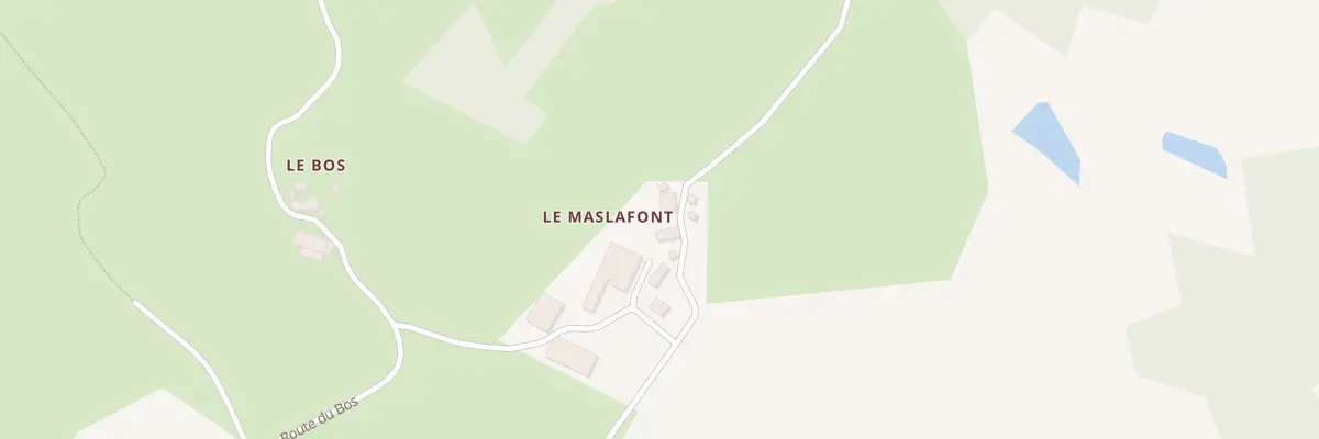 Plan du 5130 Le Maslafond à Montgibaud