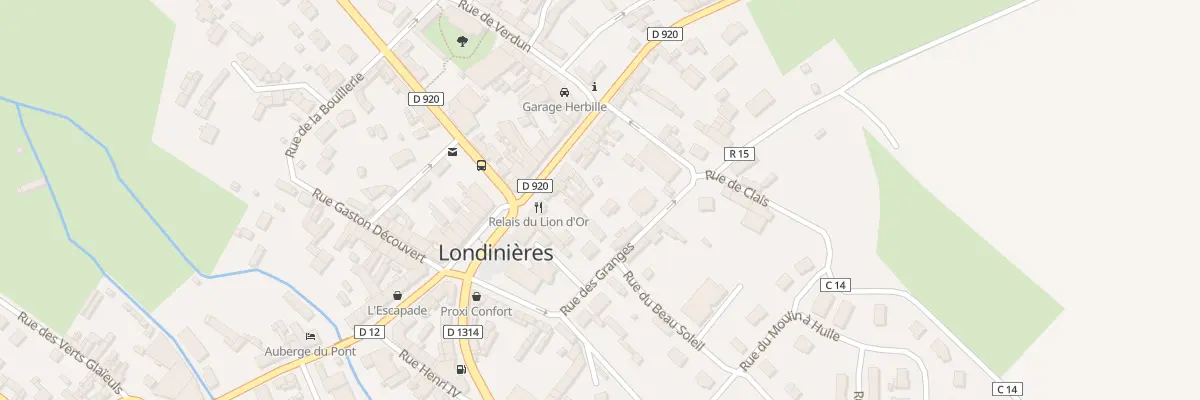 Plan du 14 Rue General de Gaulle à Londinières