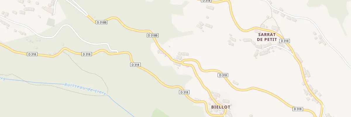 Plan du 781 Rauly à Massat