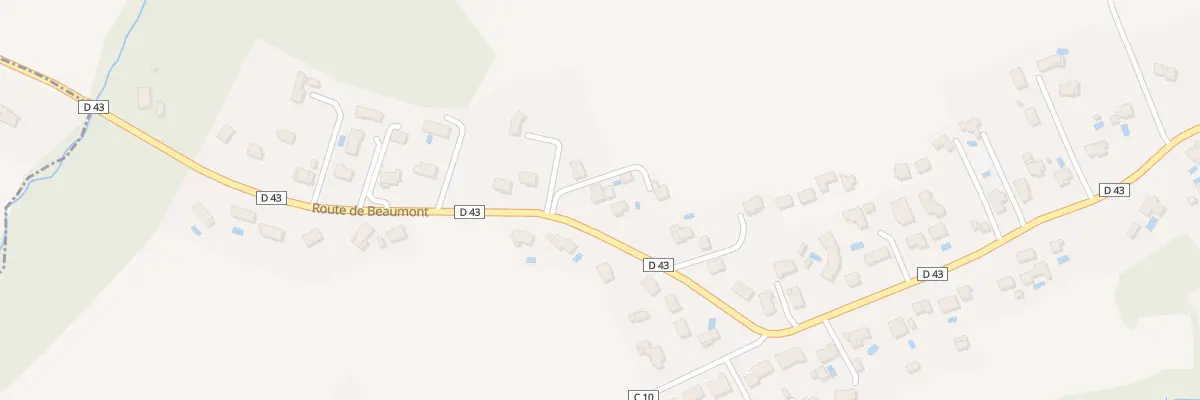 Plan du 128 Rte de Beaumont à Miremont