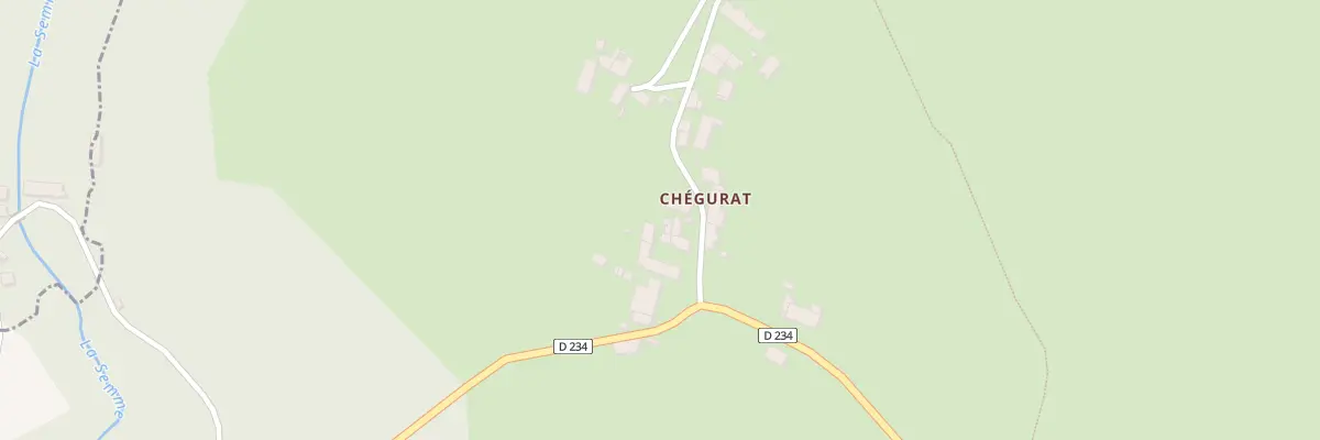 Plan du 5124 Chegurat à Fromental