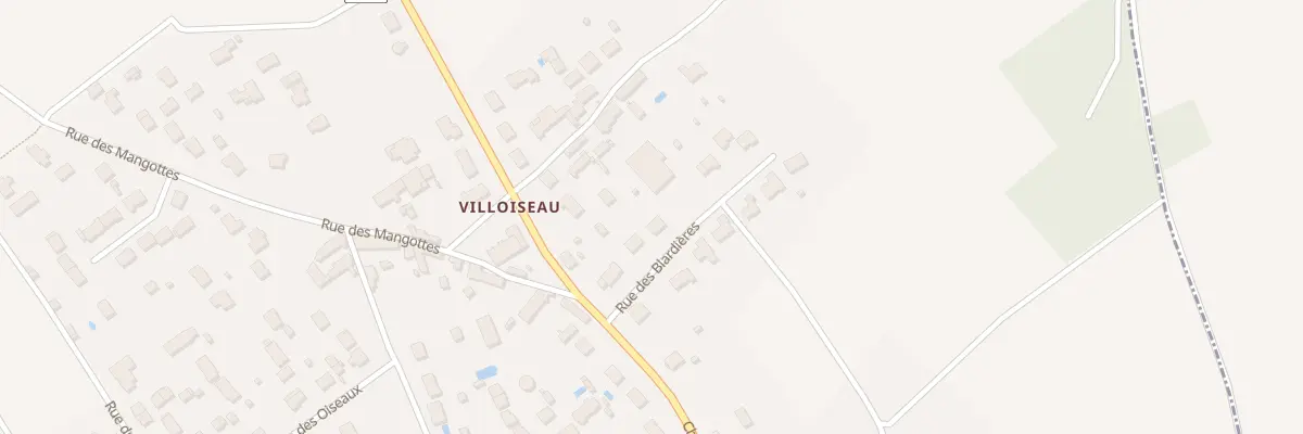 Plan du 9 Rue des Blardières à Vineuil