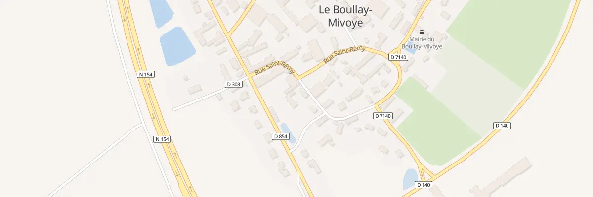 Plan du 4 Rue St Remy au Boullay-Mivoye