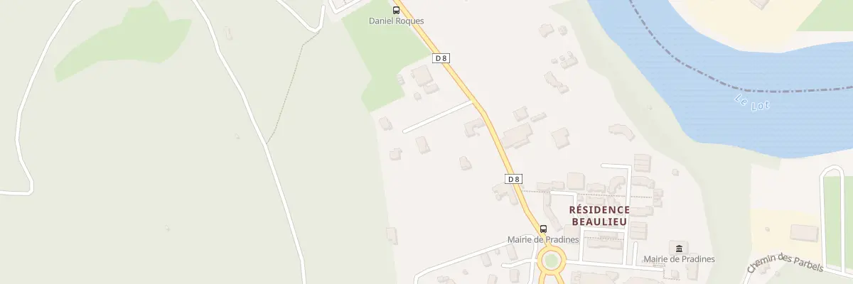 Plan du 201 Rue du Poujal à Pradines