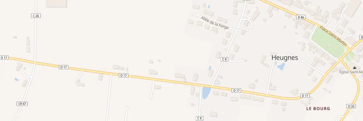 Plan du 5155 Les Essuyettes à Heugnes
