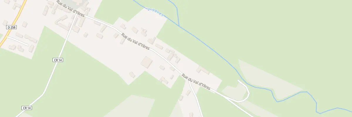 Plan du 11 Rue du Val d’Yeres à Cuverville-sur-Yères