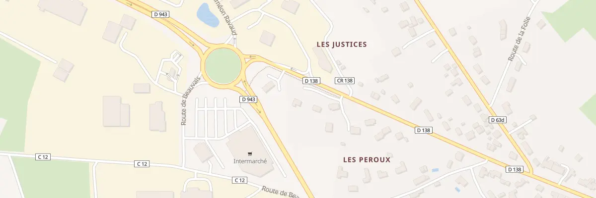 Plan du 124 Rue des Hervaux à Buzançais